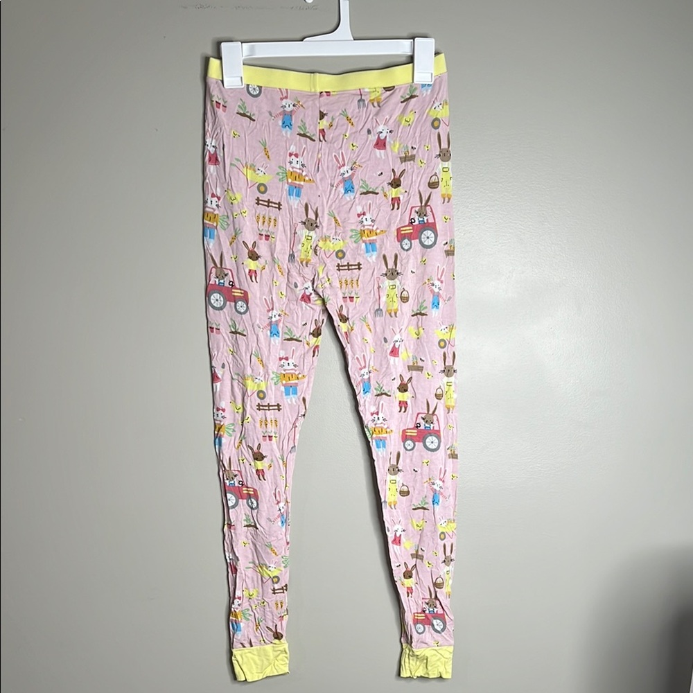 Little Sleepies Pink Pajama Set with Bunny Print Kids 16 - Picture 7 of 7